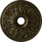 Ekena Millwork Ashley Ceiling Medallion (Fits Canopies up to 4 3/4"), 23 7/8"OD x 4"ID x 2 1/8"P, Green Gold CM23ASGGS - alternate 1
